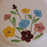 6 flat plates from the 50s Salins model Jocelyne