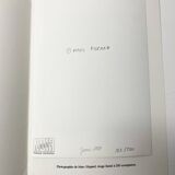 Signed photographic print