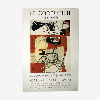 Le Corbusier Original Offset Lithograph Galerie Zlotowski 2005