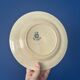 Set of 6 antique dessert plates Gien model Thistle Terre de Feu