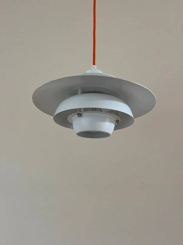 Vintage Danish pendant in style of Louis Poulsen