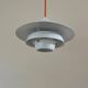 Vintage Danish pendant in style of Louis Poulsen