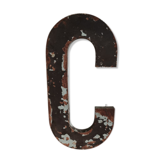 Industrial letter made of iron