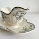 Old iron earthenware sauce boat "Réjane" Longwy