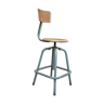 Former adjustable industrial workshop revolving chairs 1950 ets hordoir lille, original color