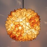 Suspension ball in pearly capiz shell Germany 1960s