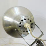 Chrome articulated office lamp