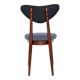 Mid-century dark blue denim armchair, Europe, 1960s