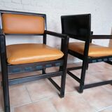 Wooden armchairs, design J.Wormley, Dunbar USA edition