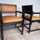 Wooden armchairs, design J.Wormley, Dunbar USA edition