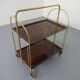 Vintage rosewood tea cart from Gerlinol, 1970s.
