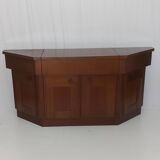 Walnut Bar Cabinet Sideboard by Silvio Coppola for Bernini, 60s