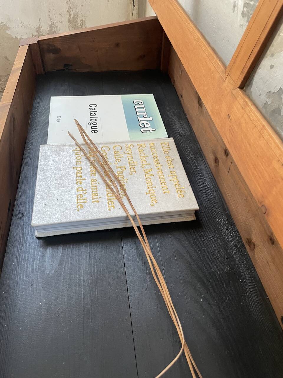 50s display cabinet side table