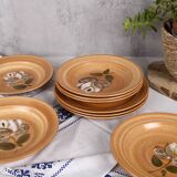 St-Amand 70s ceramic plates