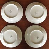 9 Pillivuyt “Orient” skullcap plates