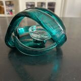 glass ribbon candle holder