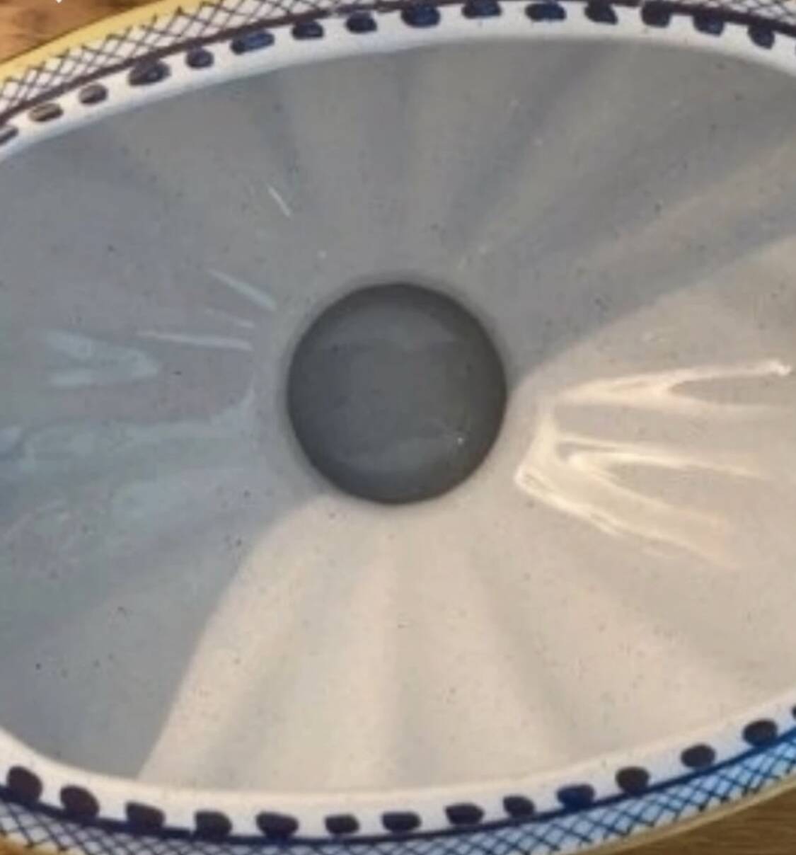 Old Rouen Earthenware Cup