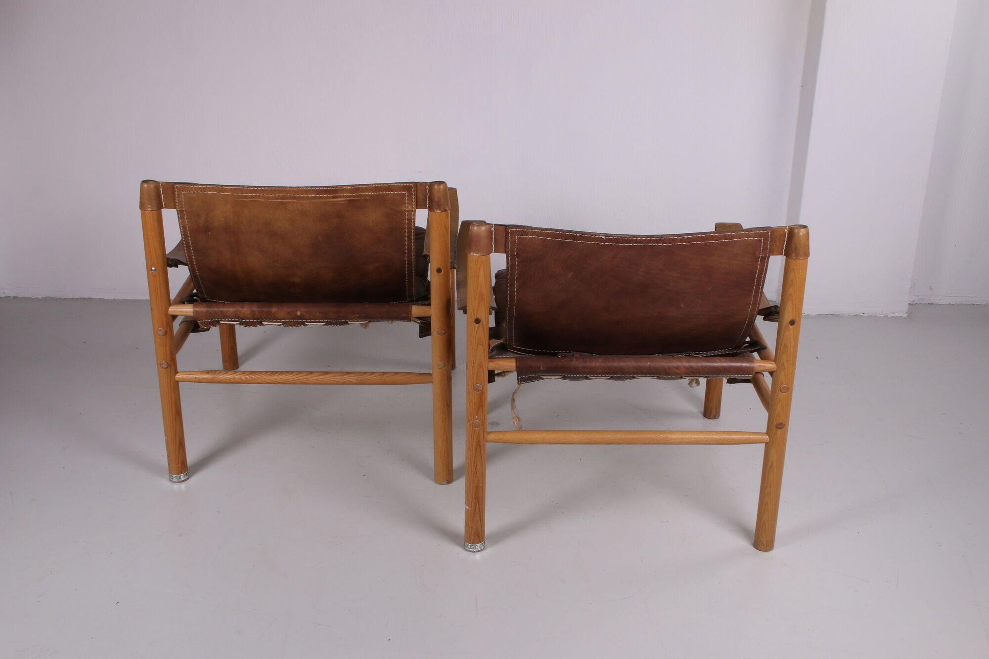 Safari chairs model Sirocco design Van Arne Norell Sweden 1960
