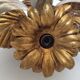 Gold metal wall lamp