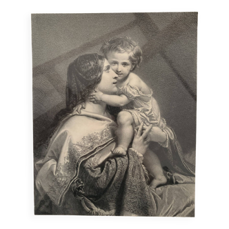 Lithographie Joseph Félin 1849
