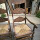 Pair of large, heavy armchairs from the late 19th century