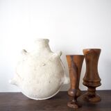 Vase en bois
