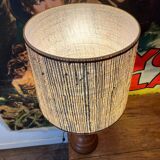 Beautiful wooden lamp