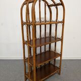 Bamboo and rattan shelves from the 60s/70s