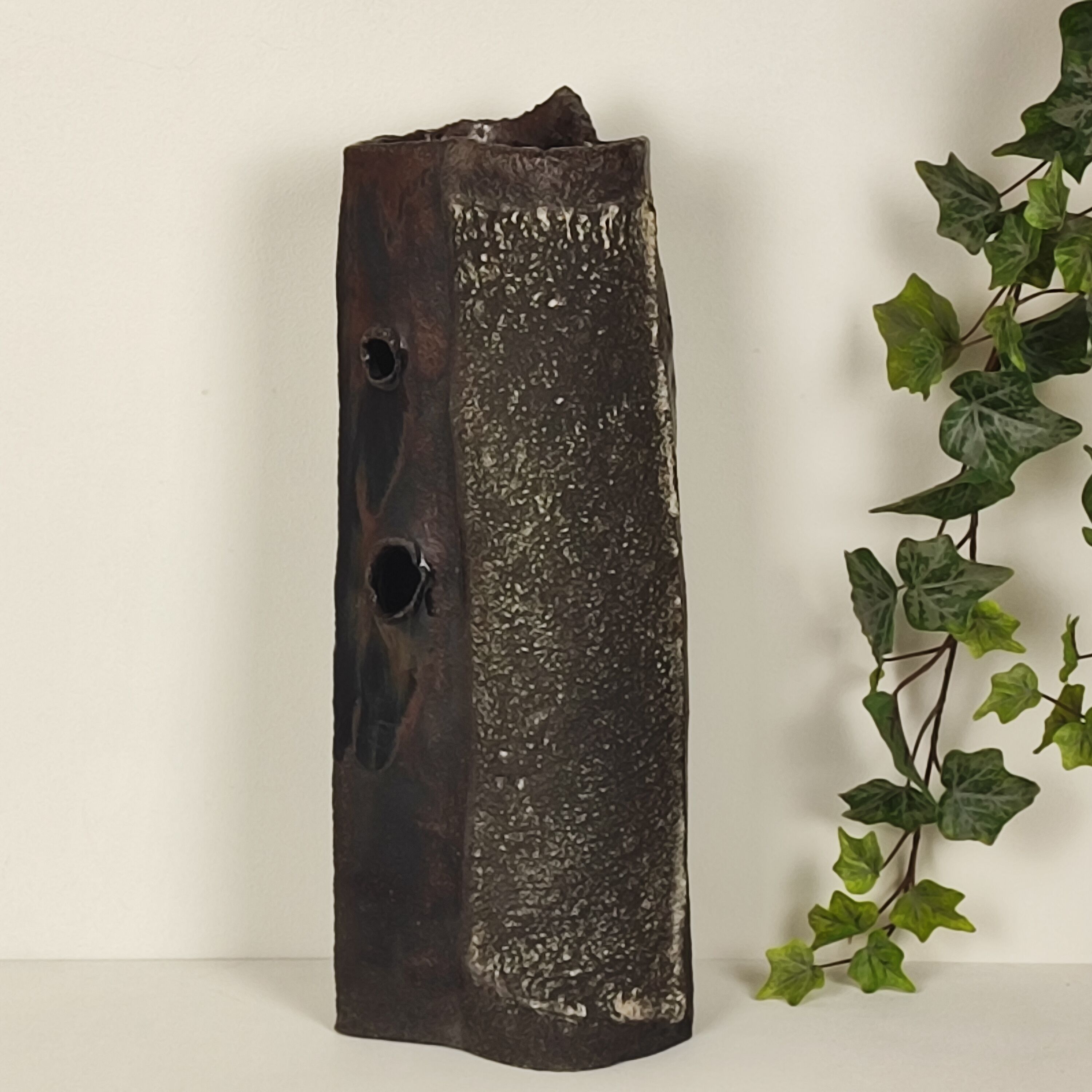"Brutalist" vase