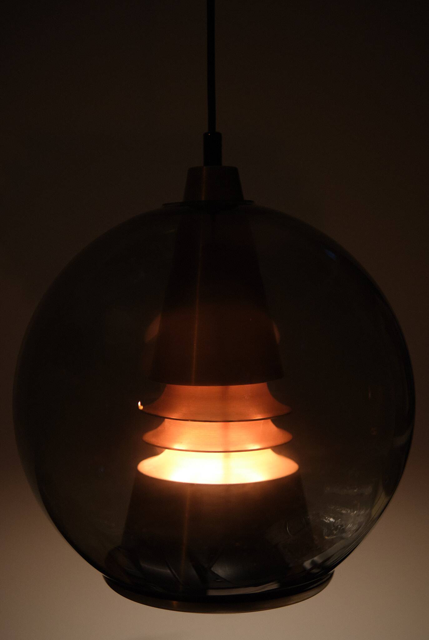 Space Ace pendant lamp design Birger Hammerstad Norway, 1960s