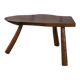 Tabouret brutaliste en chêne 1960’s