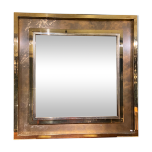 Miroir Belgo Chrom XXL laiton étain