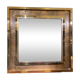 Mirror Belgo Chrom XXL, brass, tin, chrome and bronze mirror 130x130cm