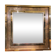 Mirror Belgo Chrom XXL, brass, tin, chrome and bronze mirror 130x130cm