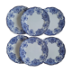 Set 6 plates Dordrecht