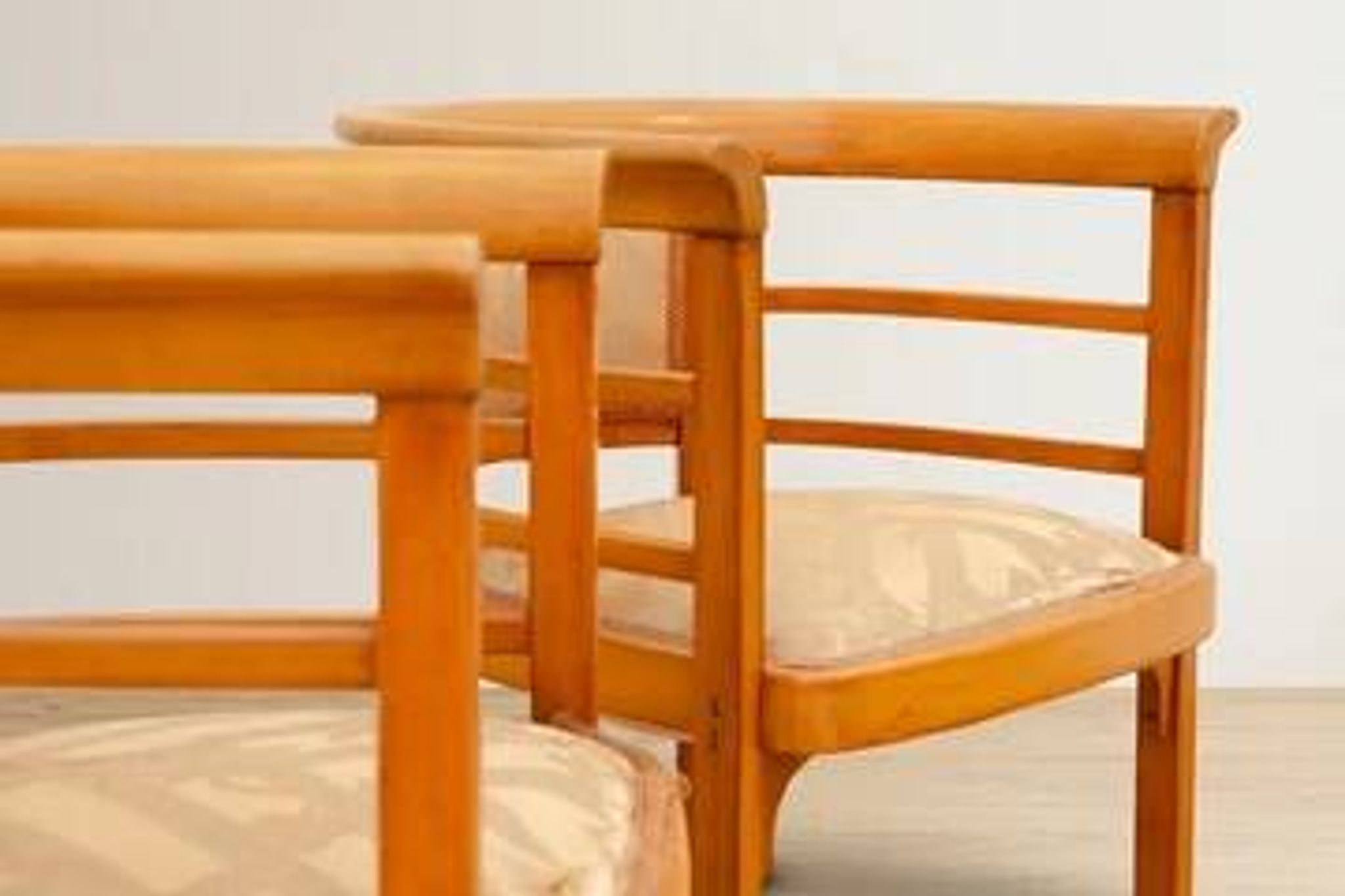 Bentwood armchairs Josef Hoffmann style wood 1920s Europe