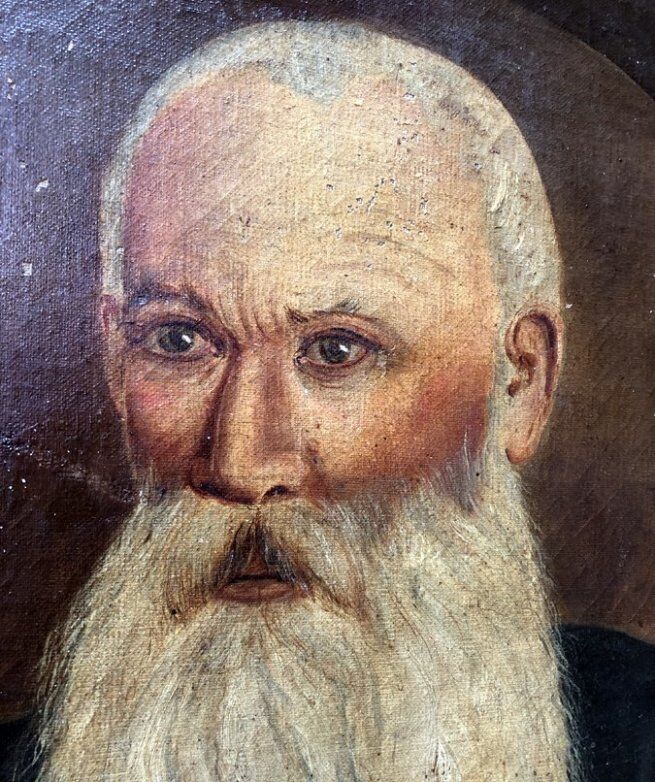 Delacroix's oil painting on a self-portrait