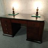 Rosewood art deco desk