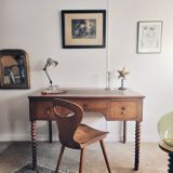 Louis Philippe desk with turned legs