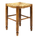 Brutalist straw stool