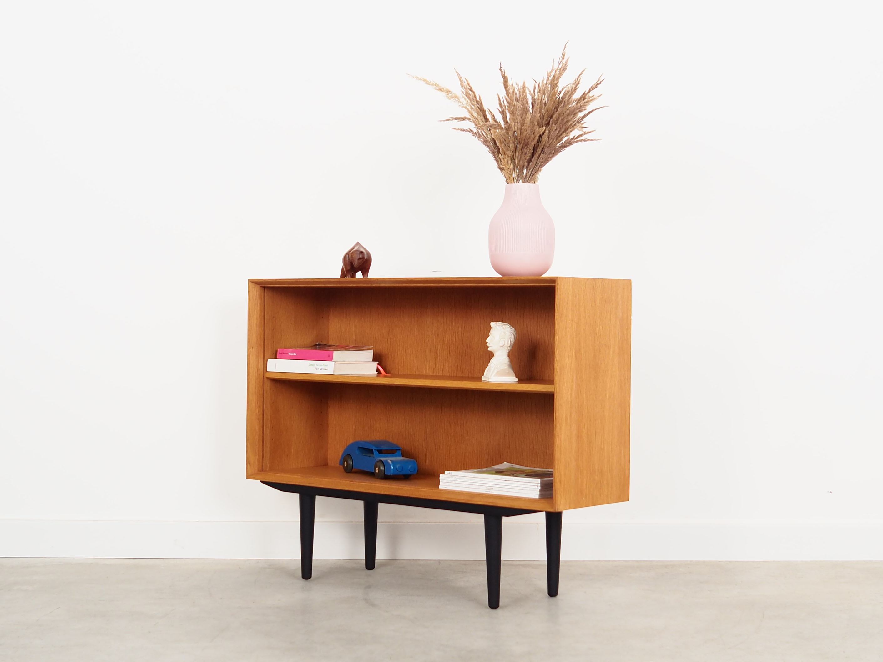 Ash bookcase, Danish design, 1970s, production Denmark