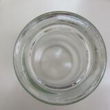 Bouteille à lait vintage en verre transparent