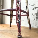 Workshop stool Nicolle patinated