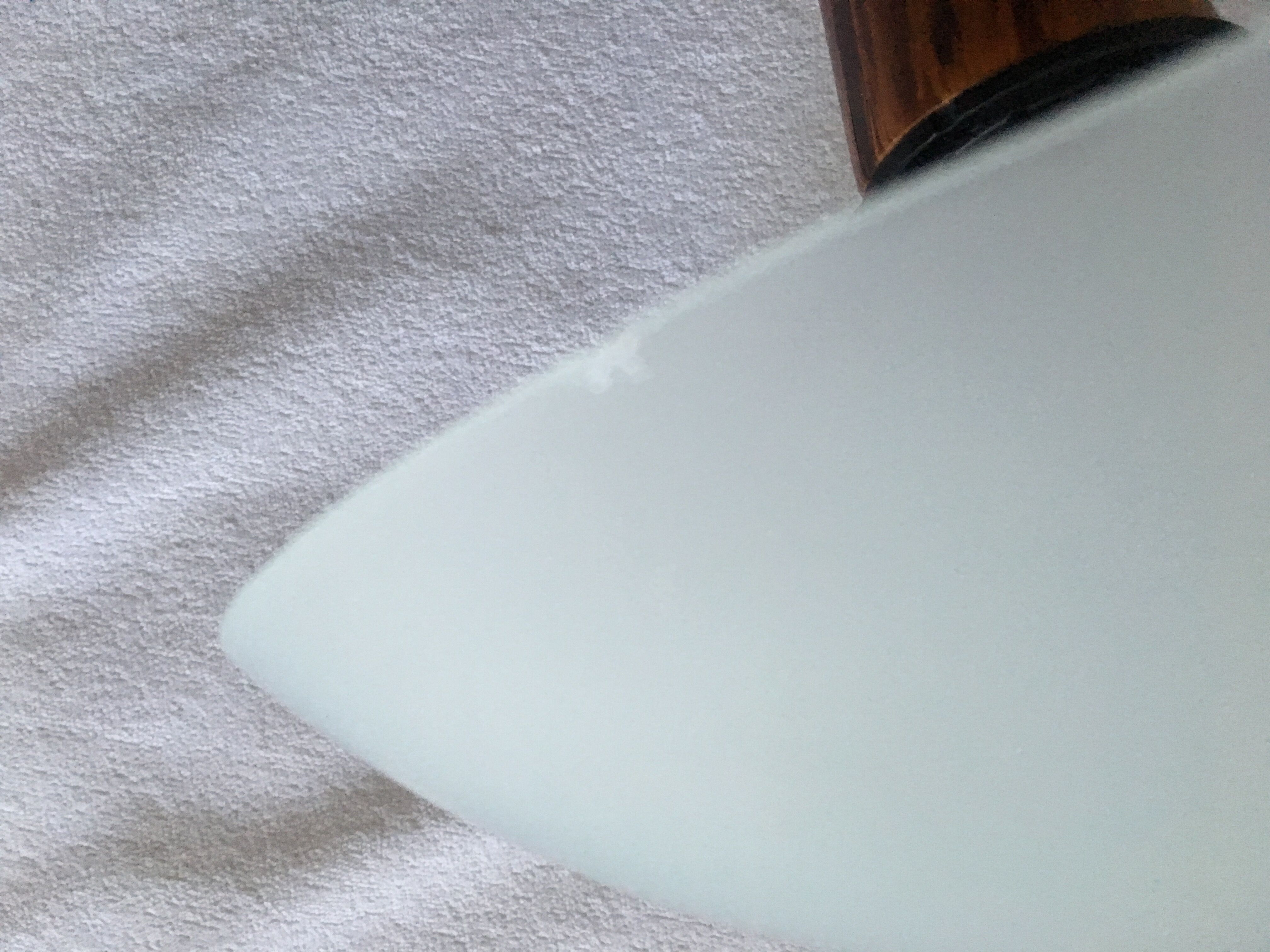 Frosted glass mushroom lamp