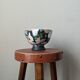 Raku ceramic bowl handmade