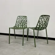 Duo de chaises Fast Forest, vert forêt