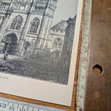 Printed in 1906, Sens Cathedral