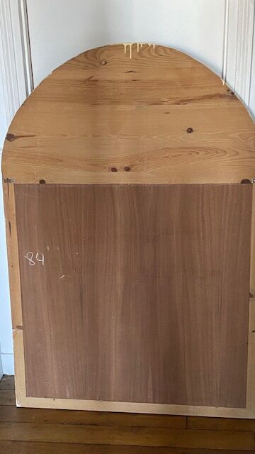 Wooden mirror