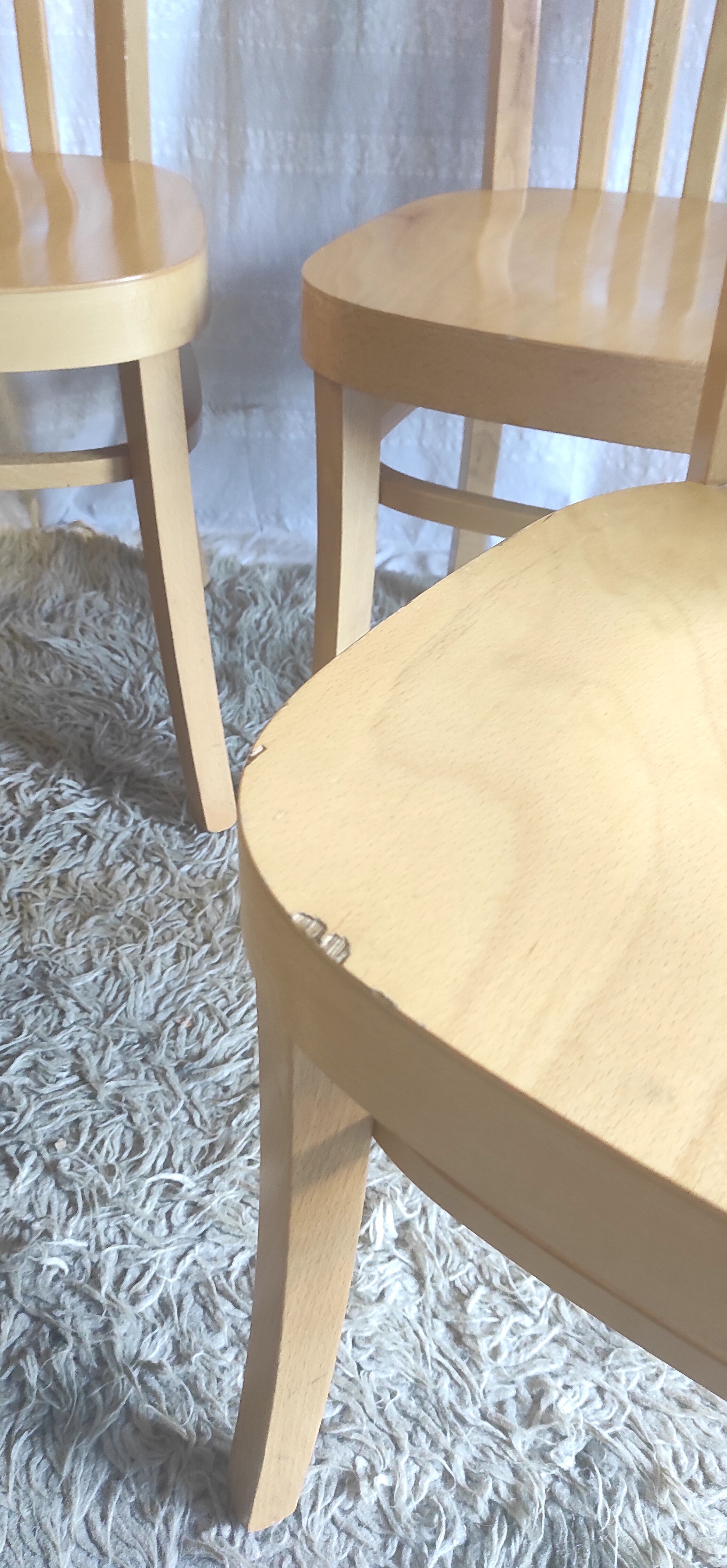 Chaises bistrot style Baumann, années 80/90