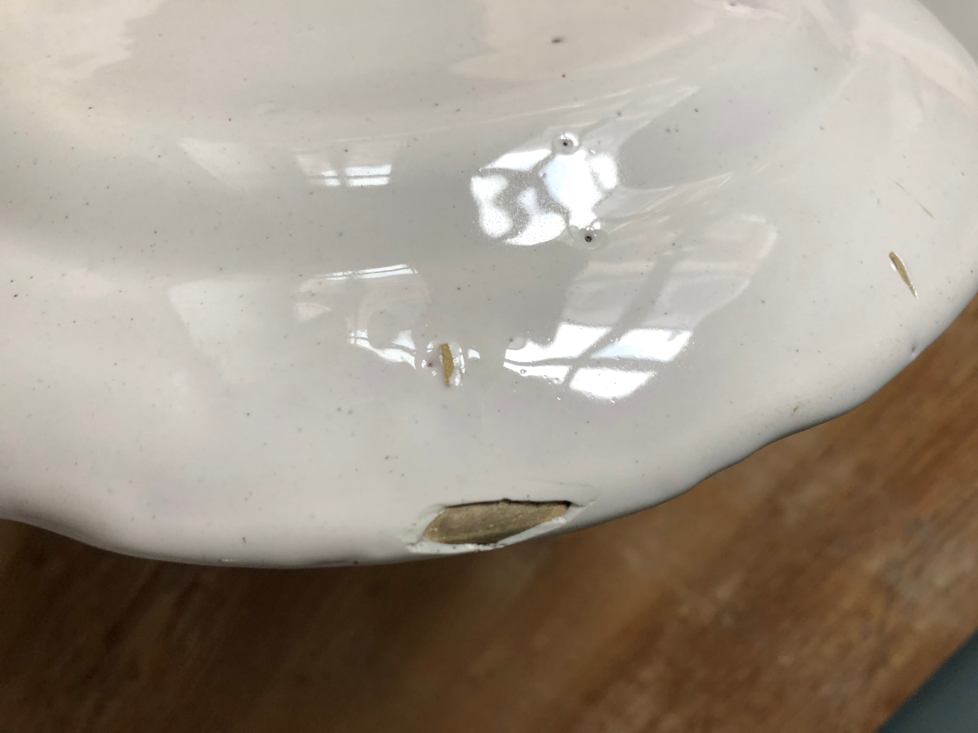 Lot of 2 old plates 19th century hand-painted Islettes